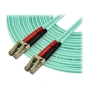 Καλώδιο Οπτικής Ίνας StarTech.com 10 m OM4 LC to LC Multimode Duplex Fiber Optic Patch Cable - Aqua - 50/125