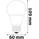 Λάμπα LED Avide Κοινή A60 11W E27 Θερμό 3000K