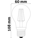 Λάμπα LED Avide Κοινή 3.8W E27 Θερμό 3000K Super Υψηλής Φωτεινότητας