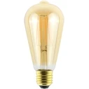 Λάμπα LED Avide ST57 7W E27 360° Θερμό 2500K Dimmable/Κεχριμπάρι