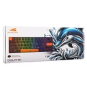 Gaming Πληκτρολόγιο Baracuda Bgk-03111 Dolphin Us Red Switch Black