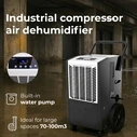 Βιομηχανικός Ηλεκτρικός Αφυγραντήρας Adler Industrial Compressor 50L Black-White