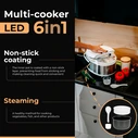 Βραστήρας Ρυζιού Adler 6-In-1 Multi-Cooker 3.25l 700w White/Silver 