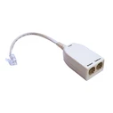 Splitter Powertech ADSL με Φίλτρο ADSL-05, Μπεζ