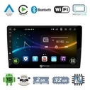 VenCore 3236-10007-0604B2 - Android 15 Multimedia Screen 9" (9109A) MTK6762 Octa-Core 2GB/32GB with Front Panel, CarPlay & Android Auto for Range Rover 2002-2009 - Black