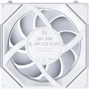 LIAN LI UNI FAN SL INF LCD FLEX - Λευκό - 120mm (1τεμ)