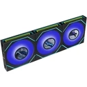 LIAN LI UNI FAN SL INF LCD FLEX - Μαύρο - Ασύρματο 120mm 3τμχ Χωρίς ελεγκτή