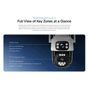 VSTARCAM smart ηλιακή κάμερα AG622DR, dual lens, 2MP, 4G, PTZ