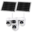 VSTARCAM AG623FR Smart Solar IP Camera – 4-Lens 3MP, 4G, PTZ, 12000mAh, IP66