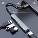USB Hub Orico Ah-13, 4X Θυρών, USB 3.0, 5Gbps, USB-C, Γκρι