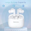 Bluetooth Handsfree Blackview BT5.3 EARBUDS 4 with CHARGING DOCK White