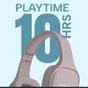 Sonic Gear Airphone 7 Wireless/Wired Over‑Ear Headphones Mauve