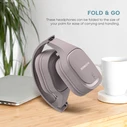Sonic Gear Airphone 7 Wireless/Wired Over‑Ear Headphones Mauve