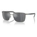 Arnette Barracas AN3091-741/6G Men's Sunglasses (61/15/140) - Metal Frame, Grey Lenses