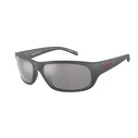 Arnette AN4290-28706G Uka-Uka Men's Sunglasses — Grey Lenses, Injected Plastic Frame, 63/16/130 mm, Category 3 (100% UV)
