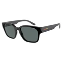 Arnette AN4325-291081 (HAMIE) Men's Sunglasses 53/21/145 Black Acetate Frame, Black Lenses, UV400