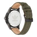 Ρολόι Unisex Adidas Aofh23017 (44mm) Υφασμάτινο Λουράκι Πράσινο
