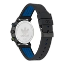 Ρολόι Unisex Adidas Aosy23021 (40mm) Καουτσούκ Λουράκι Μαύρο
