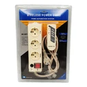 Remote-controlled 3-socket power strip with switch APT-2320