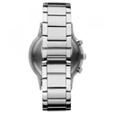 Armani Men's Quartz Analog Watch AR11164 — 43mm Blue Dial, Silver Stainless Steel