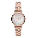 Emporio Armani Gianni T-Bar Women's Watch AR11385 - 32mm Pink Stainless Steel