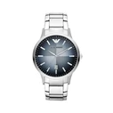 Ανδρικό Ρολόι Armani Ar2472 (43mm) Μεταλλικό Μπρασελέ Ασημί