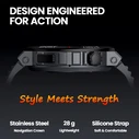 Zeblaze Ares 3 Plus 46mm Smartwatch με Παλμογράφο (Μαύρο)