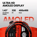 Zeblaze Ares 3 Plus 46mm Smartwatch με Παλμογράφο (Μαύρο)
