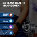 Zeblaze Ares 3 Plus 46mm Smartwatch με Παλμογράφο (Μαύρο)