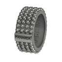 Γυναικείο Δαχτυλίδι Panarea As256Ox (T16) από Ασήμι Silver