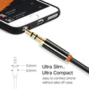 Cabletime Καλώδιο Ήχου 3.5mm male - 3.5mm female Μαύρο 0.5m με Επίχρυσους Ακροδέκτες CT-AV311-P11FG