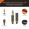 Cabletime Καλώδιο Ήχου 3.5mm male - 3.5mm female Μαύρο 0.5m με Επίχρυσους Ακροδέκτες CT-AV311-P11FG