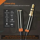 Cabletime Καλώδιο Ήχου 3.5mm male - 3.5mm female Μαύρο 0.5m με Επίχρυσους Ακροδέκτες CT-AV311-P11FG