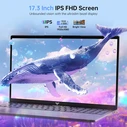 ACEMAGIC 17.3" Laptop AMD Ryzen 3 4300U 16GB RAM 512GB SSD Windows 11 Pro (International English Keyboard)