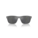 Armani Exchange Men's Sunglasses AX4135S 81806G – Matte Grey Frame, Grey Mirror Lenses (59/17/145 mm)