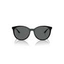 Armani Exchange Women's Sunglasses AX4140S 815887 (55/17/140) - Black Frame, Grey Lenses, Category 3 UV