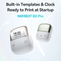 Niimbot B2 Pro Ηλεκτρονικός Ετικετογράφος 2" Bluetooth Κόκκινος (B2PRO-S)