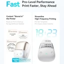 Niimbot B2 Pro Ηλεκτρονικός Ετικετογράφος 2" Bluetooth Κόκκινος (B2PRO-S)