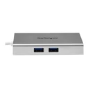 Docking Station StarTech USB-C - Power Supply - 4K HDMI - GbE - USB 3.0 - Silver & White