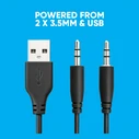 ALCATROZ X-Craft Basecamp 4-in-1 Gaming Starter Pack (Πληκτρολόγιο US, Ποντίκι, Ακουστικά, Mousepad)