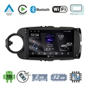 VenCore 3236-10005-0635B - 9" Android 15 PX5S Multimedia Car Head Unit for Toyota Yaris 2012-2015, 2GB/32GB, IPS, CarPlay & Android Auto - Black