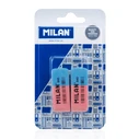 Γόμα 620 Milan Bcm10100mp Για Μολύβι Και Στυλό 53 X 20 X 8mm Σετ 2τμχ