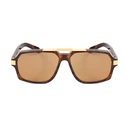 Bobroff Men's Sunglasses BFG0015-C6 — Brown Acetate Frame, Brown Lenses (58/15/143 mm)