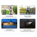 VSTARCAM smart solar camera BG621DR - Dual lens 3MP, 4G, PTZ, IP66 with 8000mAh battery and solar panel