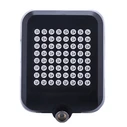 Έξυπνος οπίσθιος φωτισμός Ποδηλάτου BIKE-0034, LED, μπαταρία, USB, μαύρο