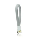 Καλώδιo USB Baku με μαγνήτη - micro USB universal 20cm γκρι