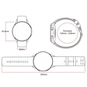 Smartwatch Blackview Bt5.3 Amoled Ultra-Clear Display Black