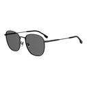 BOSS Men's Sunglasses BOSS1561FSK00 (57/20/145 mm) Black Frame, Grey Lens