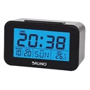 Ξυπνητήρι Bruno BRN-0130 με μέτρηση θερμοκρασίας, °C & °F, μαύρο