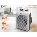 Αερόθερμο Bruno 2 σε 1 BRN-0211, 2000W, με Ανεμιστήρα, λευκό